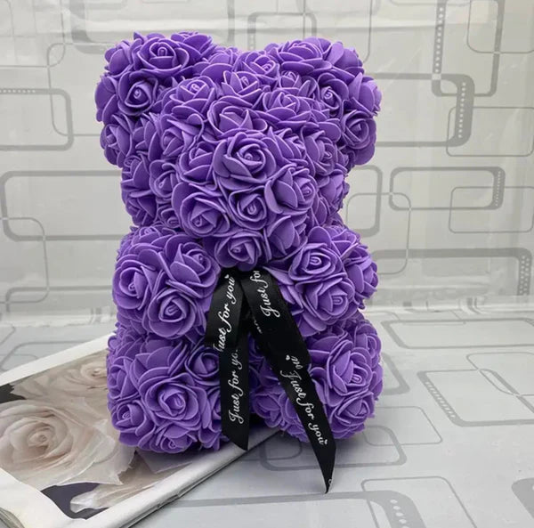 LUX Rosebear on a bedside table – elegant home decor gift