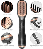 2-in-1 Professional Hair Dryer & Straightening Brush – RihlaLuxe