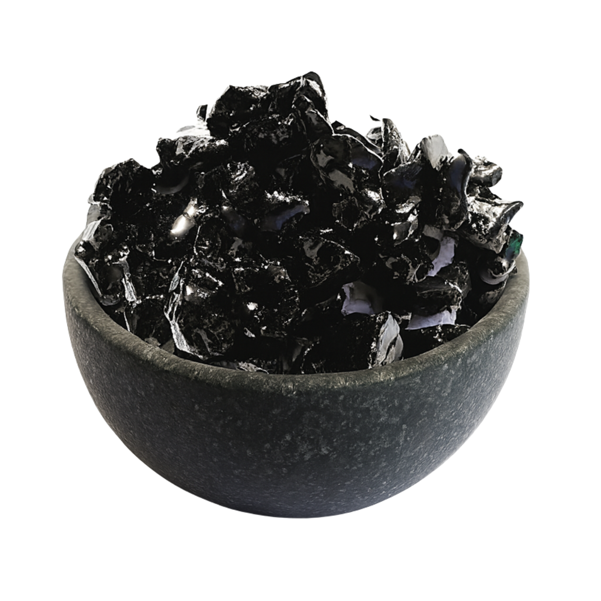 Himalayan Shilajit supplement gummies close view