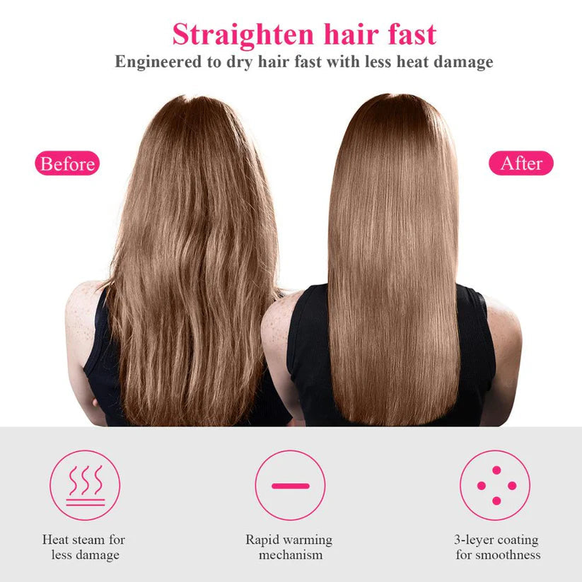 Woman using One Step Hair Dryer & Volumizer at home