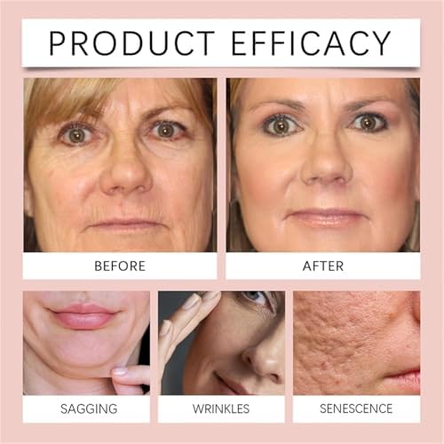 Woman using overnight collagen mask for radiant morning skin