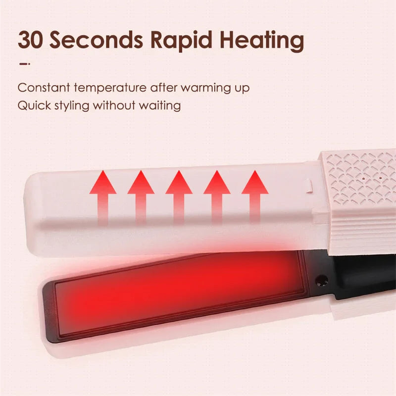 Travel portable hair straightener