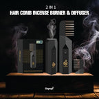 USB rechargeable portable hair incense burner for travel and gifting