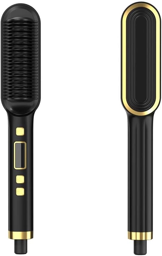 Professional salon-quality straightener brush