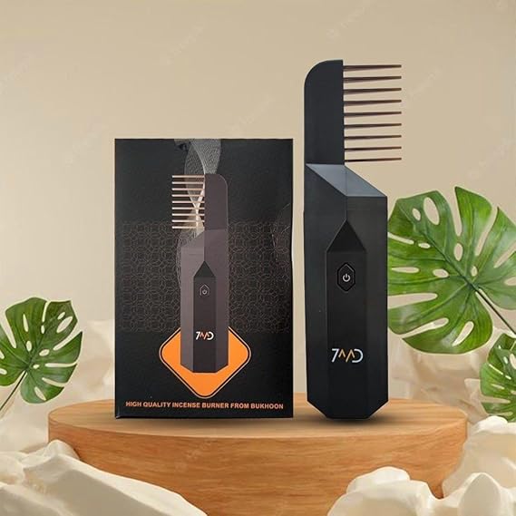 Smart electric bakhoor comb for home, car and personal use